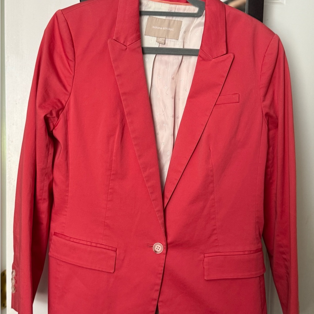 Women's Salmon Colored Blazer by Banana Republic